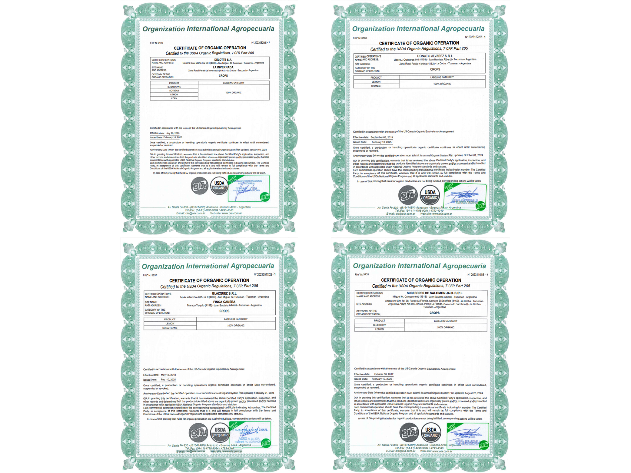 Imagen de Estamos especializados en la comercialización de productos industriales derivados del limón, elaborados en versiones convencional y orgánica bajo los más altos estándares de calidad. Garantizamos una trazabilidad total, asegurando un control absoluto en cada etapa del proceso productivo, ya que trabajamos exclusivamente con fruta propia.